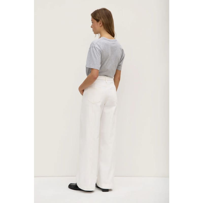 Lexi Wide Leg Jean Vintage Jean | White - Bottoms