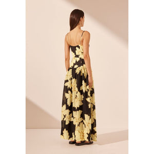 Lucia Panelled Bustier Maxi Dress