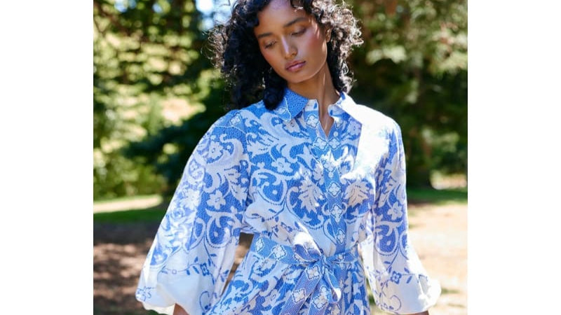 Lucille Dress | Antique Royal - Dress