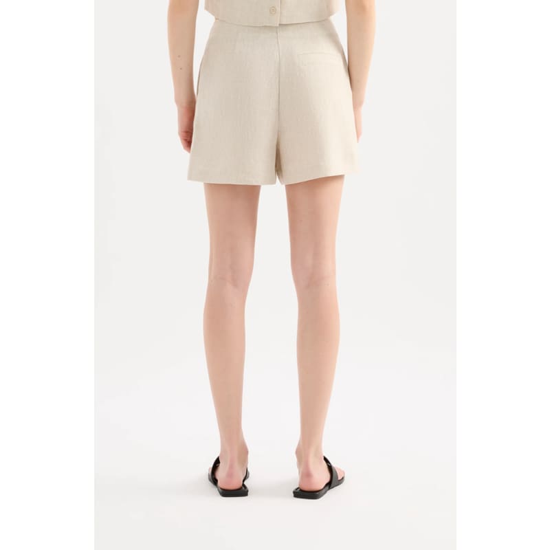 Marli Linen Short | Natural - Bottoms