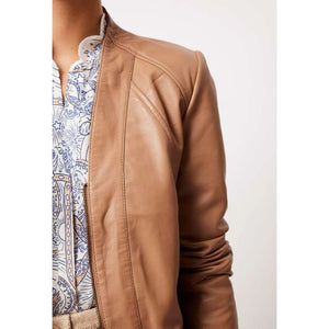 Nova Leather Jacket | Husk - Jackets