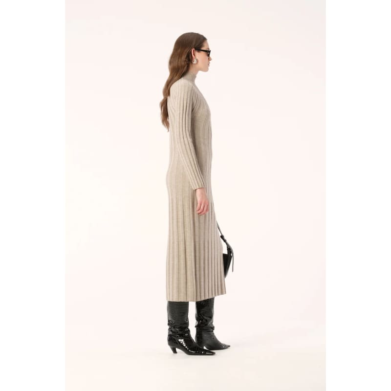 Okani Knit Dress | Sand Marle - Dress