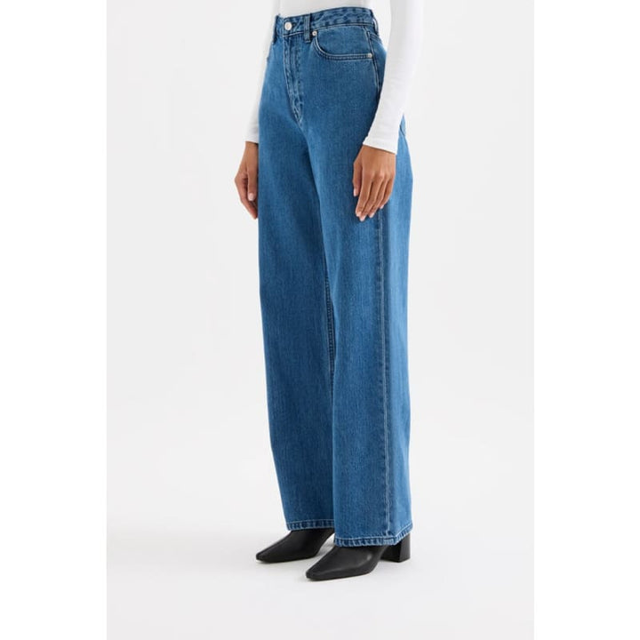 Organic Relaxed Leg Jean | Fresh Blue - Bottoms