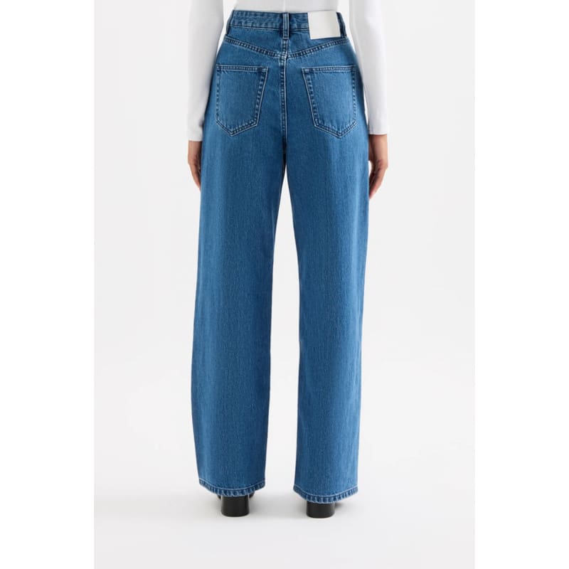 Organic Relaxed Leg Jean | Fresh Blue - Bottoms