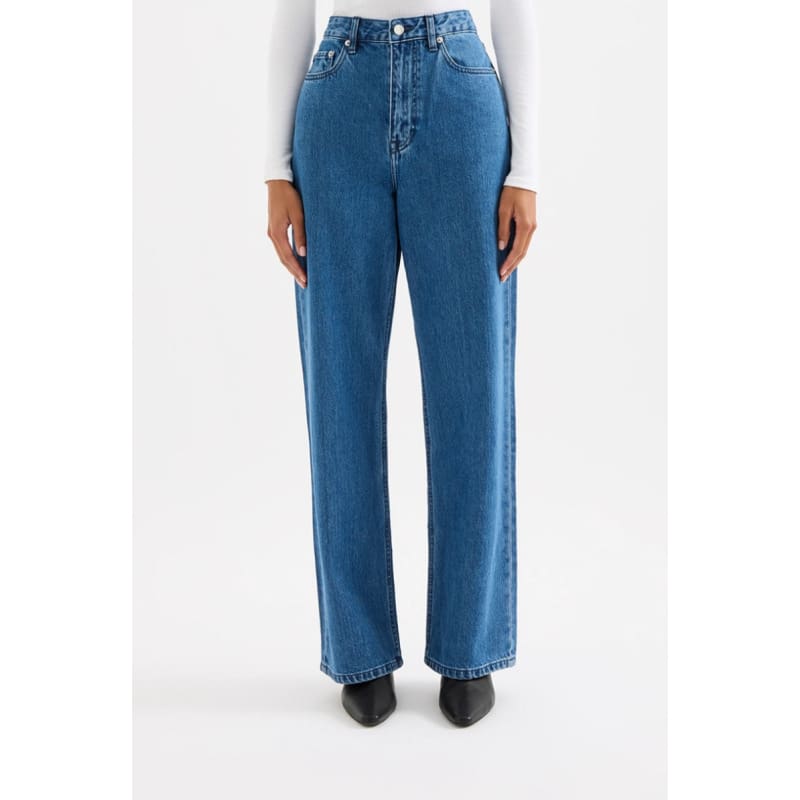 Organic Relaxed Leg Jean | Fresh Blue - Bottoms