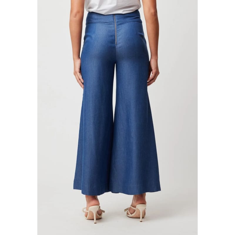Panama Tencel Pant | Dark Denim - Bottoms