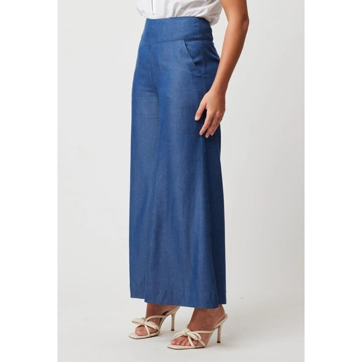 Panama Tencel Pant | Dark Denim - Bottoms