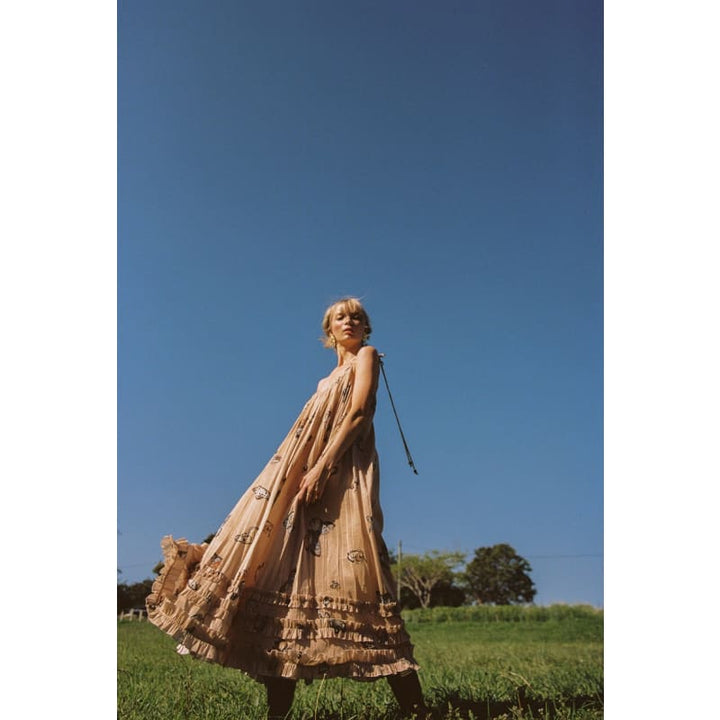 Papillon Sundress | Hazelnut - Dress