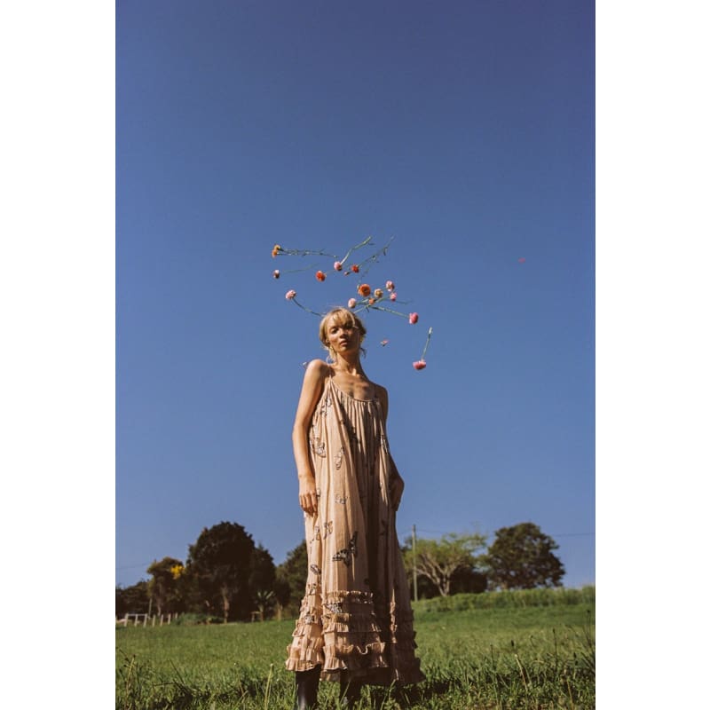 Papillon Sundress | Hazelnut - Dress