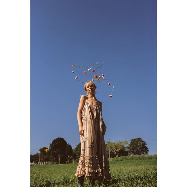 Papillon Sundress | Hazelnut - Dress
