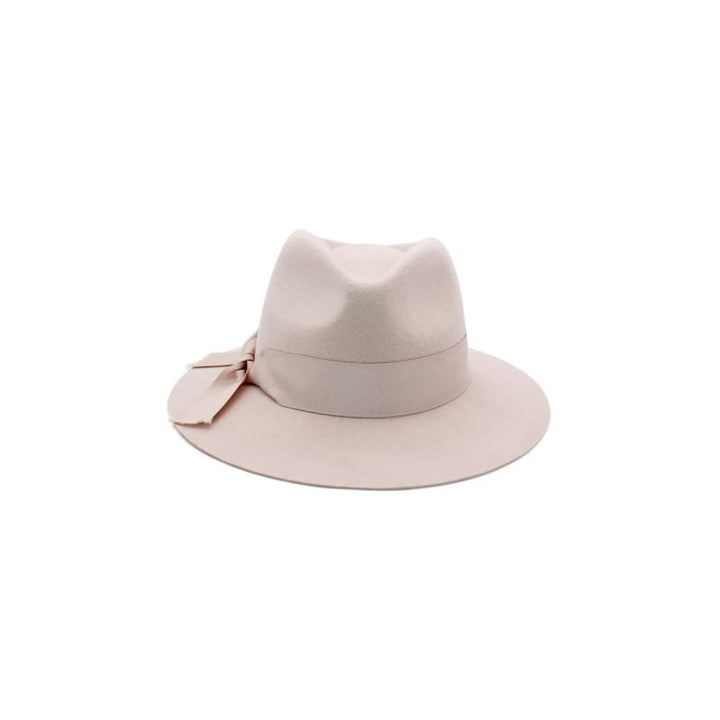 Penelope Wool Felt Fedora | Beige - Accessories