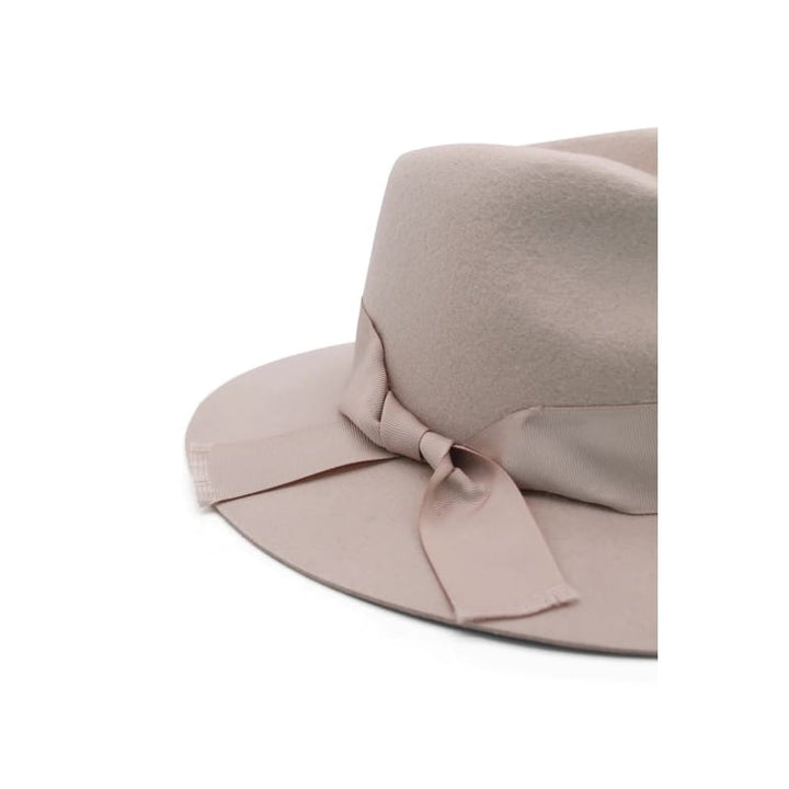 Penelope Wool Felt Fedora | Beige - Accessories