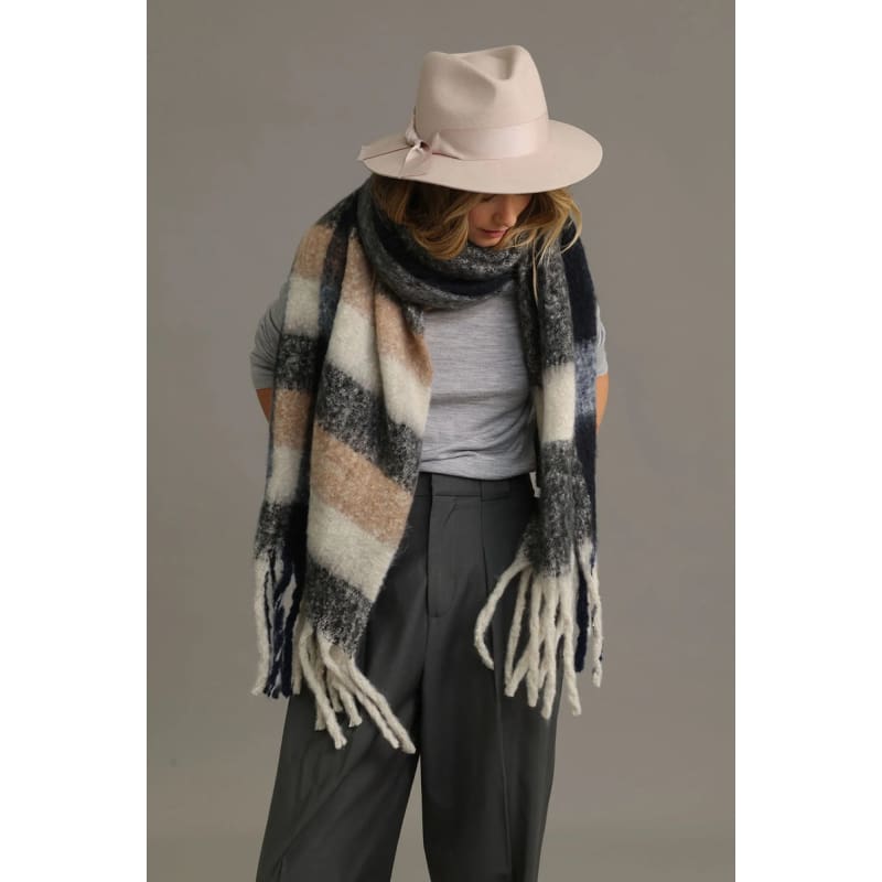 Penelope Wool Felt Fedora | Beige - Accessories