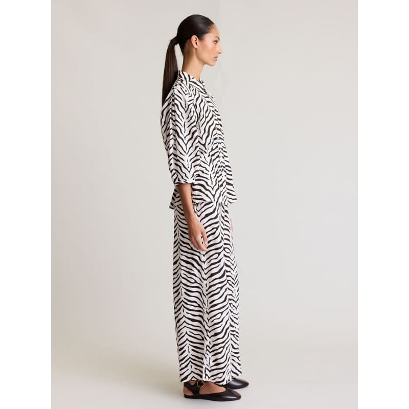 Pintuck Blouse | Zebra - Tops