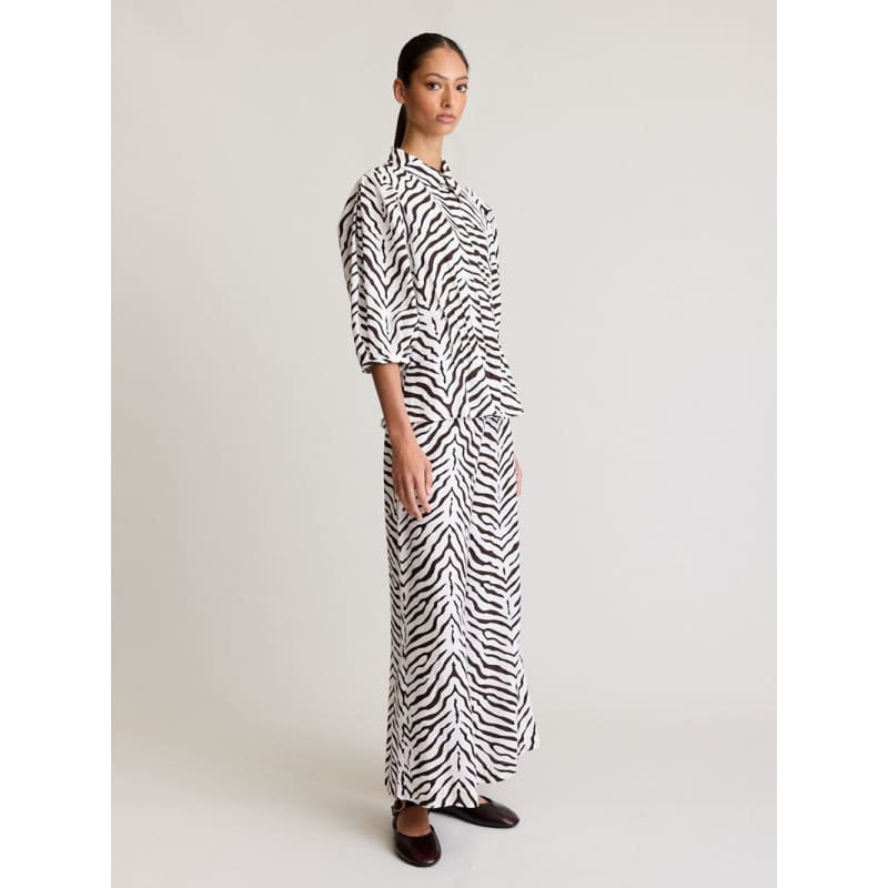 Pintuck Blouse | Zebra - Tops
