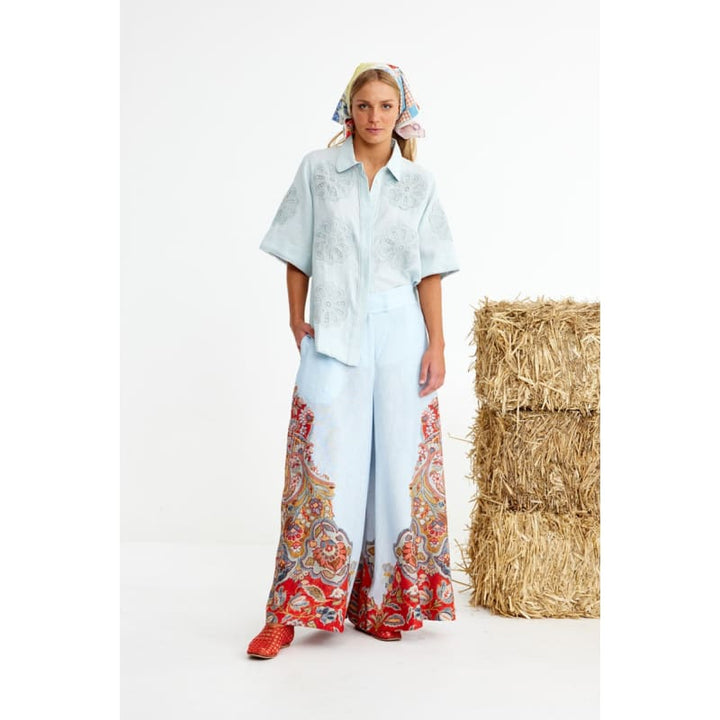 Plaiting Pants Bottoms