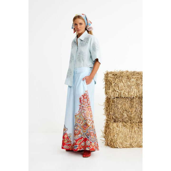 Plaiting Pants Bottoms