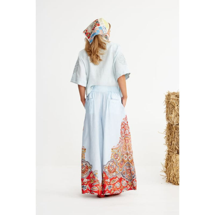 Plaiting Pants Bottoms