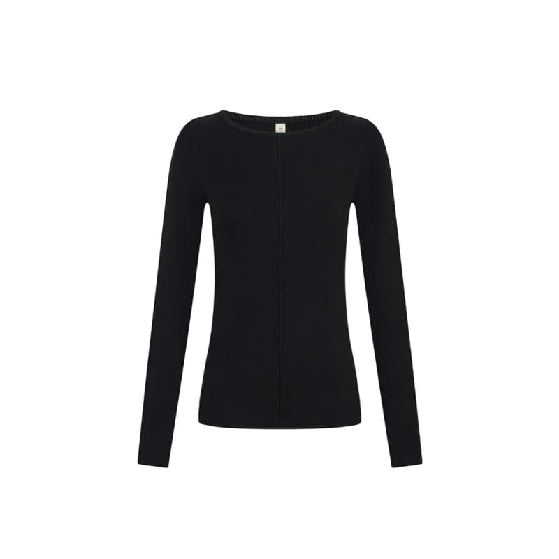 Quinn Knit Top | Black - Tops