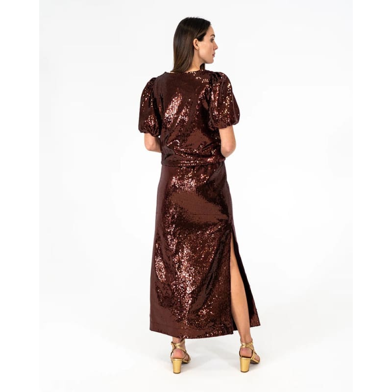 Quinn Maxi Skirt | Shiraz Sequins - Bottoms