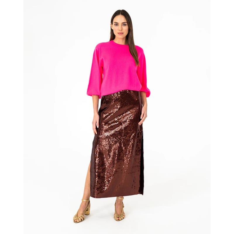 Quinn Maxi Skirt | Shiraz Sequins - Bottoms