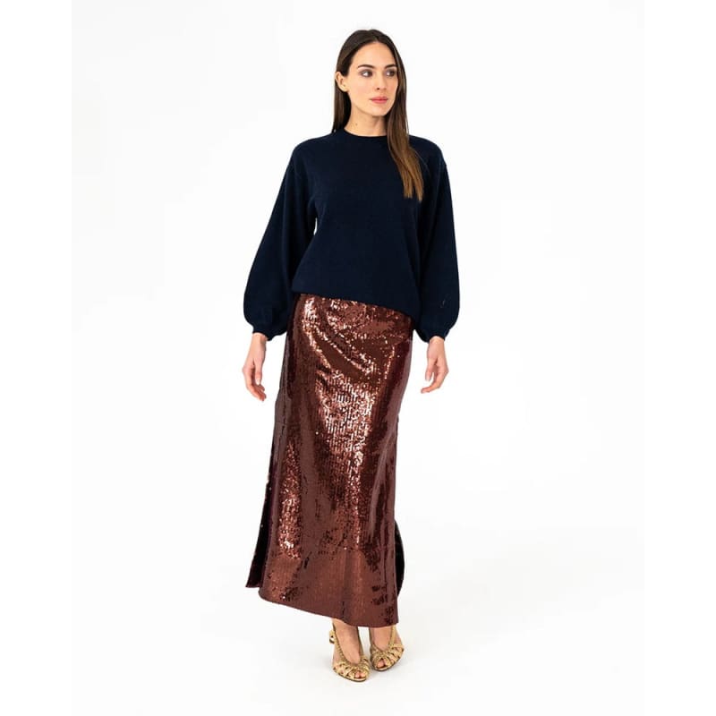 Quinn Maxi Skirt | Shiraz Sequins - Bottoms