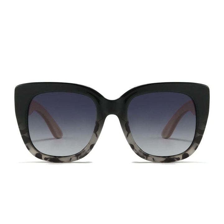 Riviera Black Ivory Tortoise Sunglasses | Black Gradient Lens & White Maple Arms - Accessories