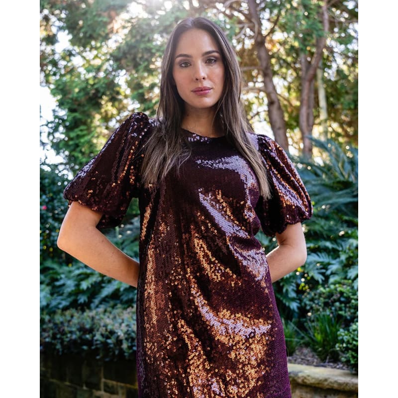 Rochelle Dress | Shiraz Sequins - Dress