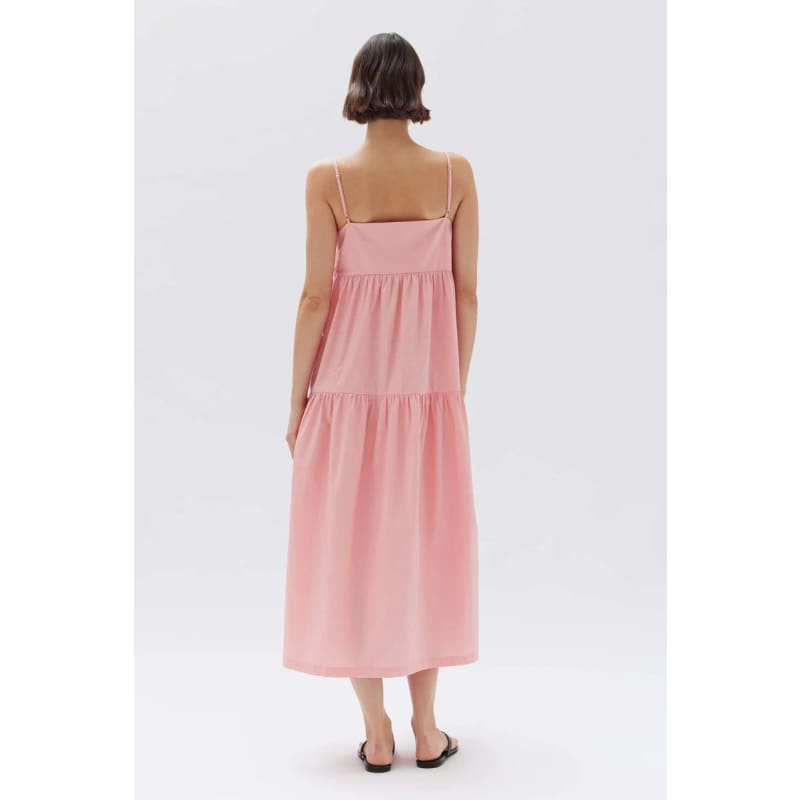 Sandy Poplin Dress | Coral - Dress