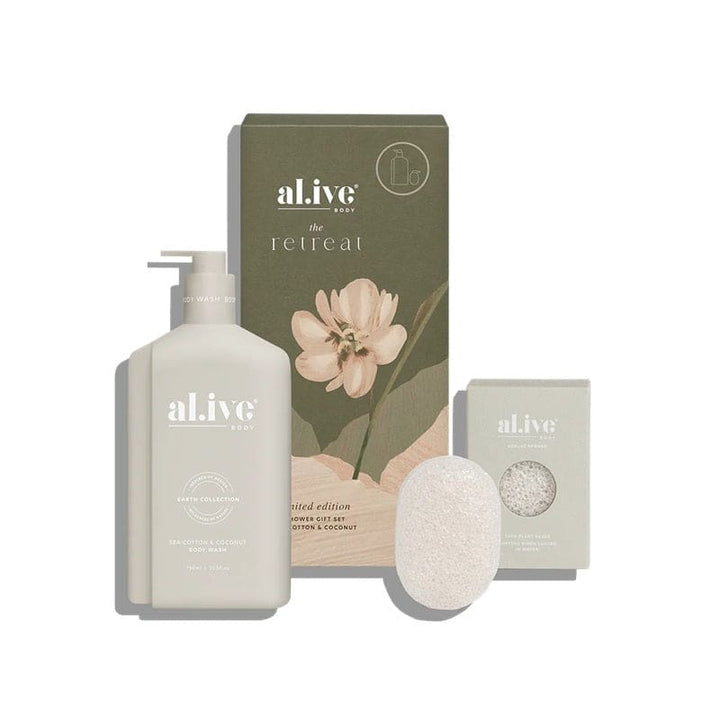 Shower Gift Set | Sea Cotton & Coconut - Accessories