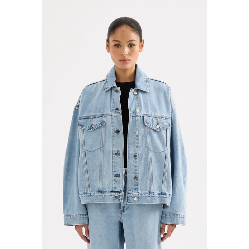 Sia Denim Jacket | 90’s Blue Wash - Jackets