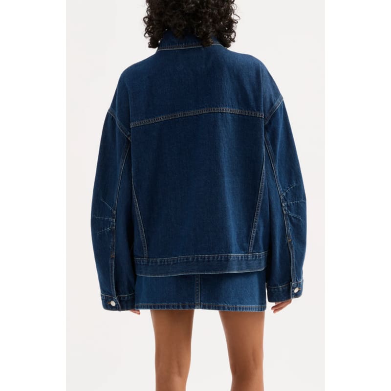 Sia Denim Jacket | Force Blue - Jackets