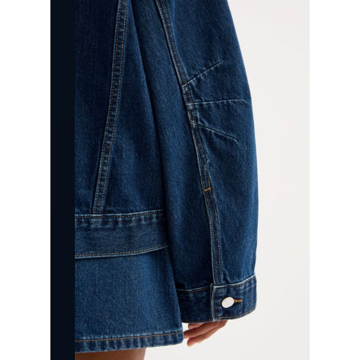 Sia Denim Jacket | Force Blue - Jackets