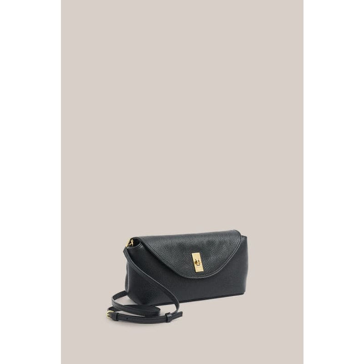 Sloane Black Leather Convertible Clutch - Accessories