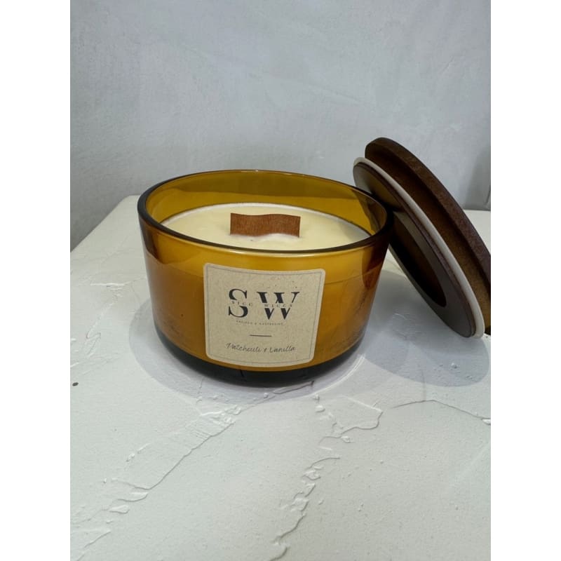 SW Patchouli and Vanilla Candle | Large - Accessories