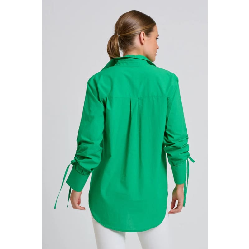 The Millie Girlfriend Shirt | Bright Green - Tops