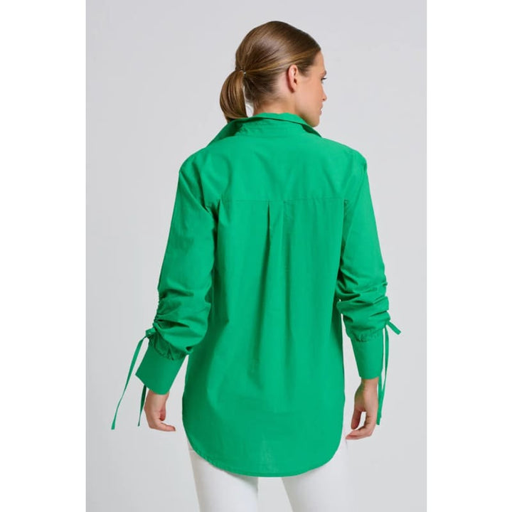 The Millie Girlfriend Shirt | Bright Green - Tops