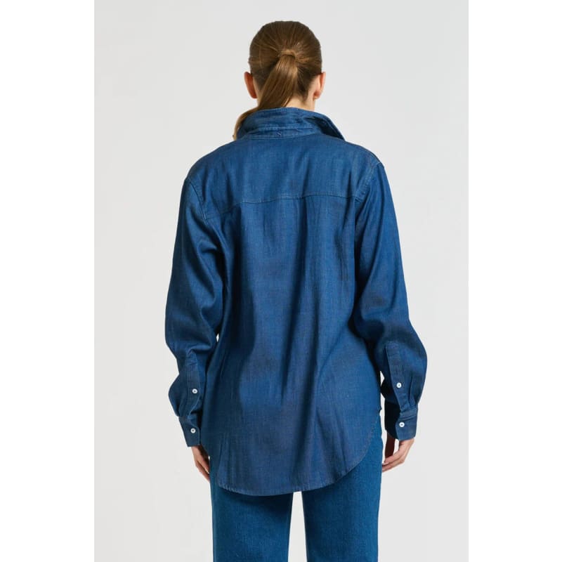 The Penny Shirt Pintuck | Denim - Tops