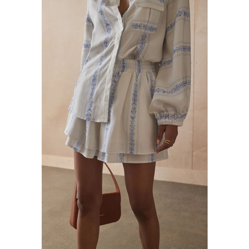 The Tia Short | Clio Stripe - Bottoms