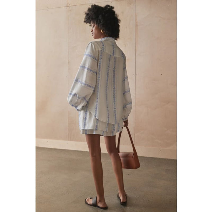 The Valeria Shirt | Clio Stripe - Tops
