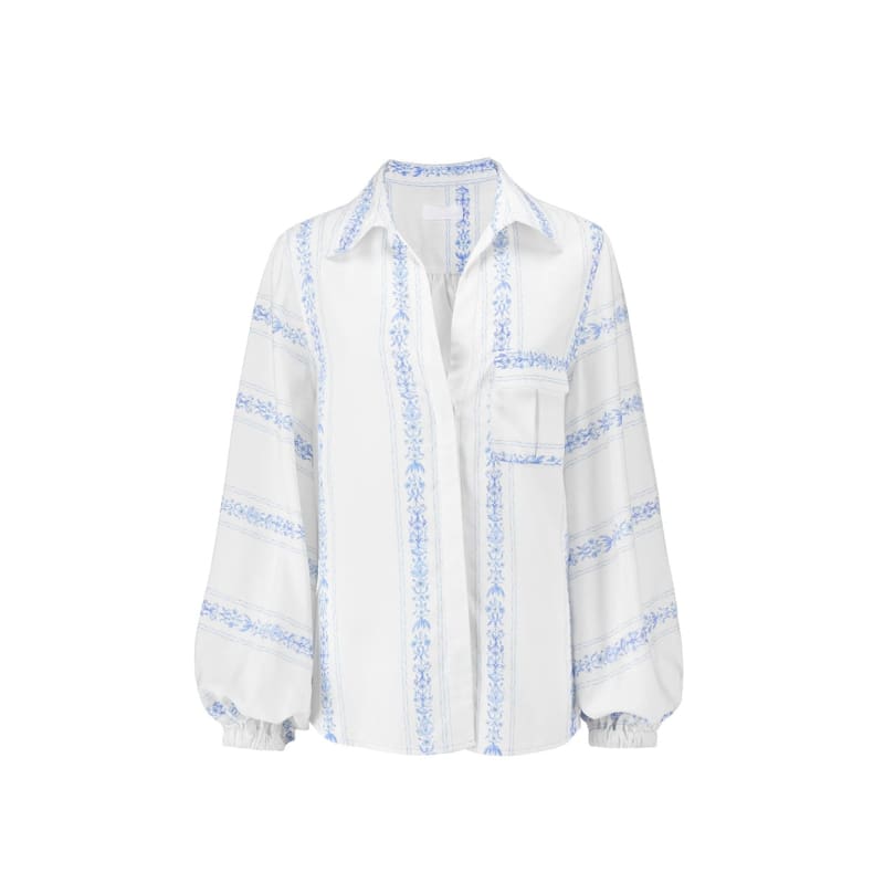 The Valeria Shirt | Clio Stripe - Tops