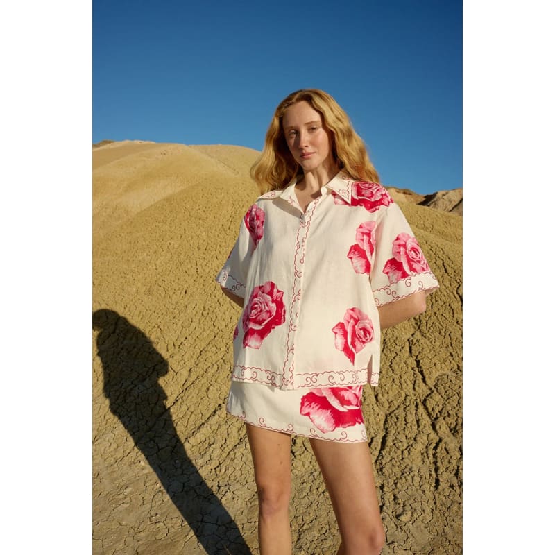 Ula Mini Skirt | Antique Rose - Bottoms