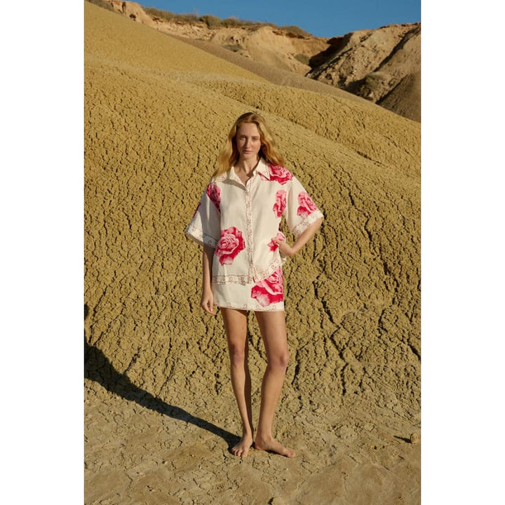 Ula Mini Skirt | Antique Rose - Bottoms