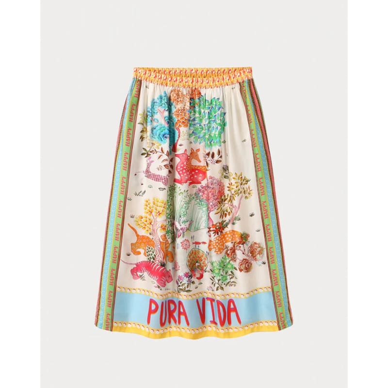 Vanessa Midi Skirt | Pura Vida - Bottoms