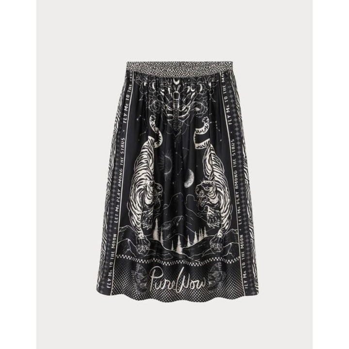 Vanessa Printed Midi Skirt | Magic - Bottoms