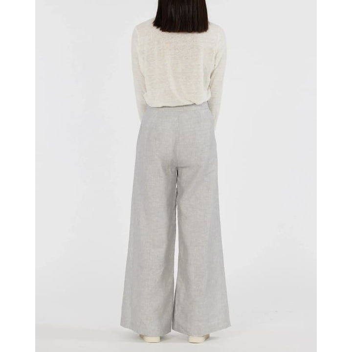 Vento Linen Pant | Cloud - Bottoms