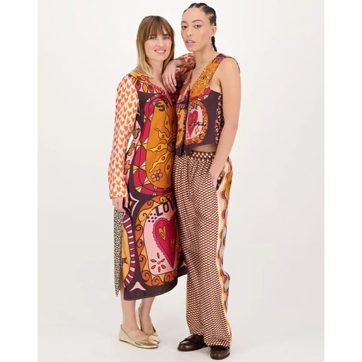 Violet V-Neck T Dress | Sunset - Dress