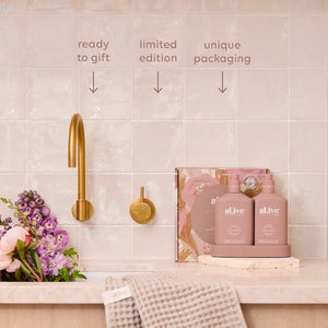 Wash & Lotion + Waffle Towel Gift Set | Raspberry Blossom Juniper - Accessories