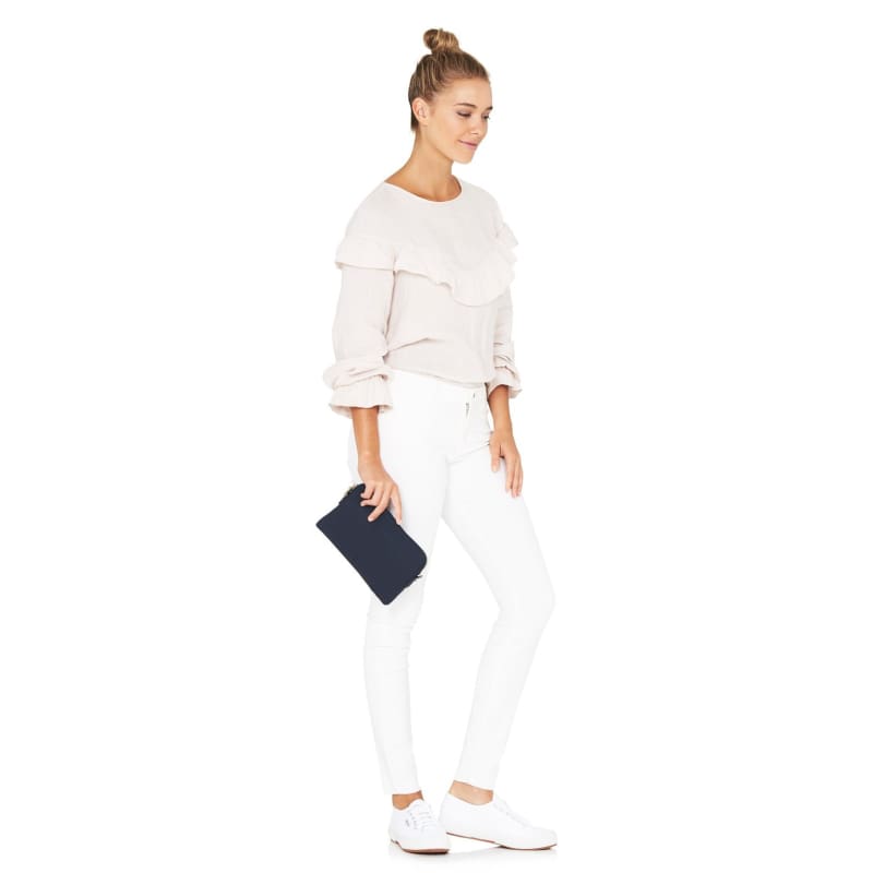 Bowery Wallet French Navy - Clutch