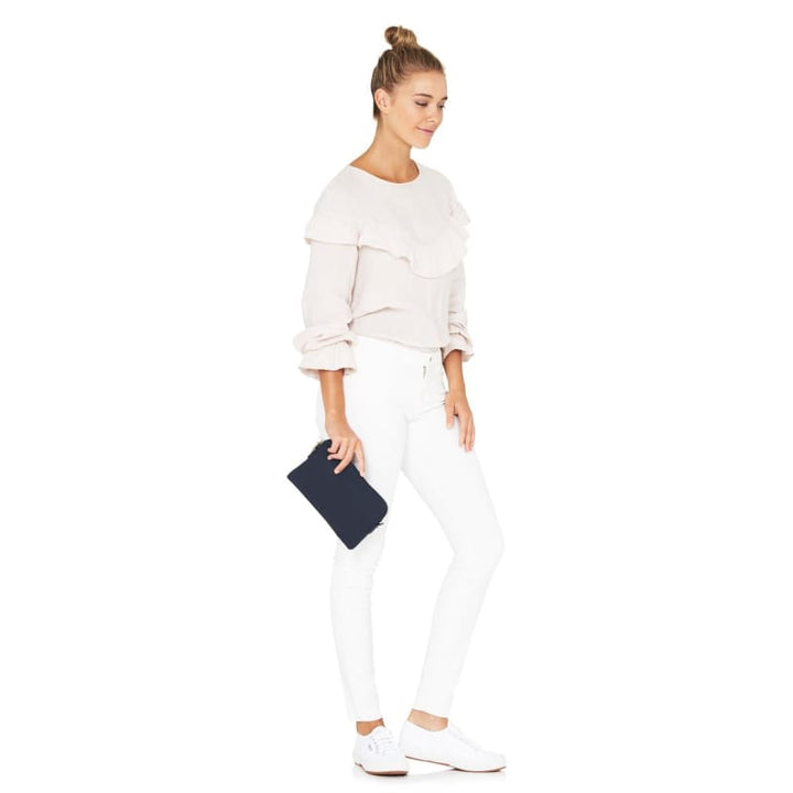 Bowery Wallet French Navy - Clutch